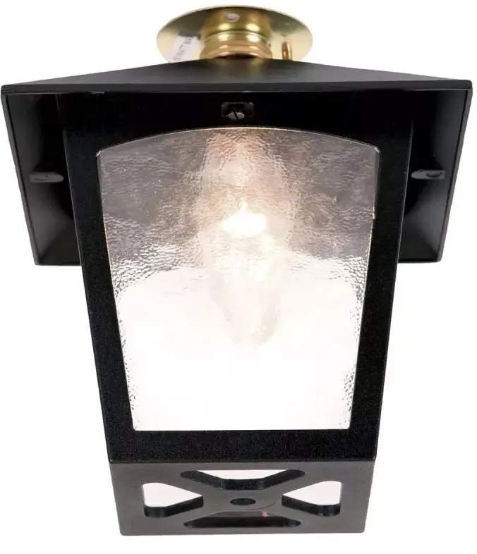 Elstead Lighting York exteriérové stropné svietidlo 1x60 W čierna BL6C-BLACK