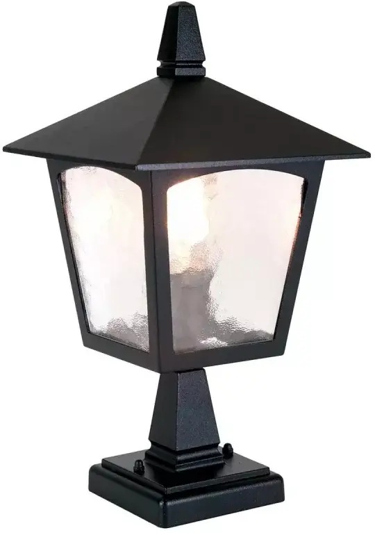 Elstead Lighting York vonkajšia stojaca lampa 1x60 W čierna BL7-BLACK