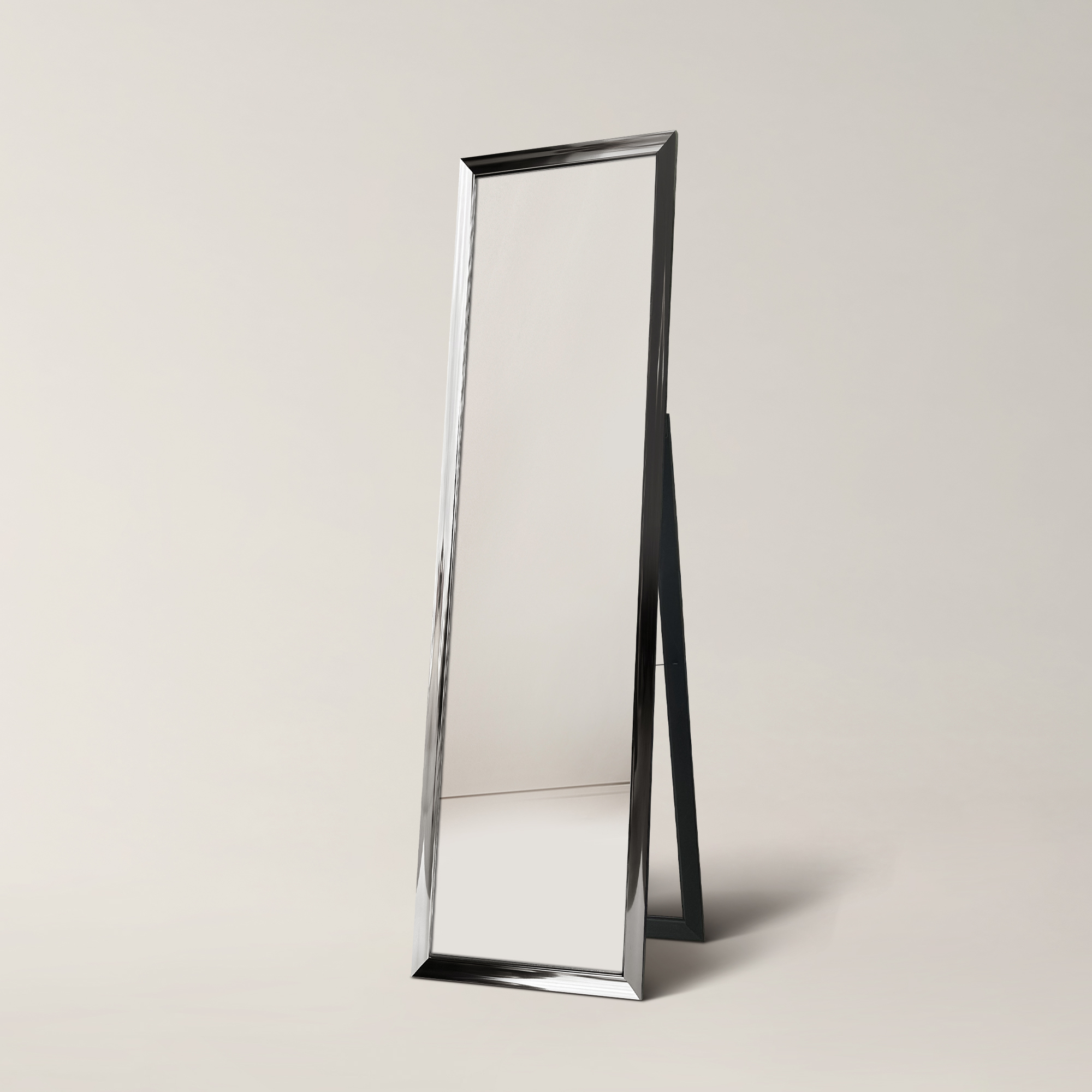 Ars Longa Slim zrkadlo 39.8x159.8 cm odĺžnikový niklová LS-SLIM32152-N