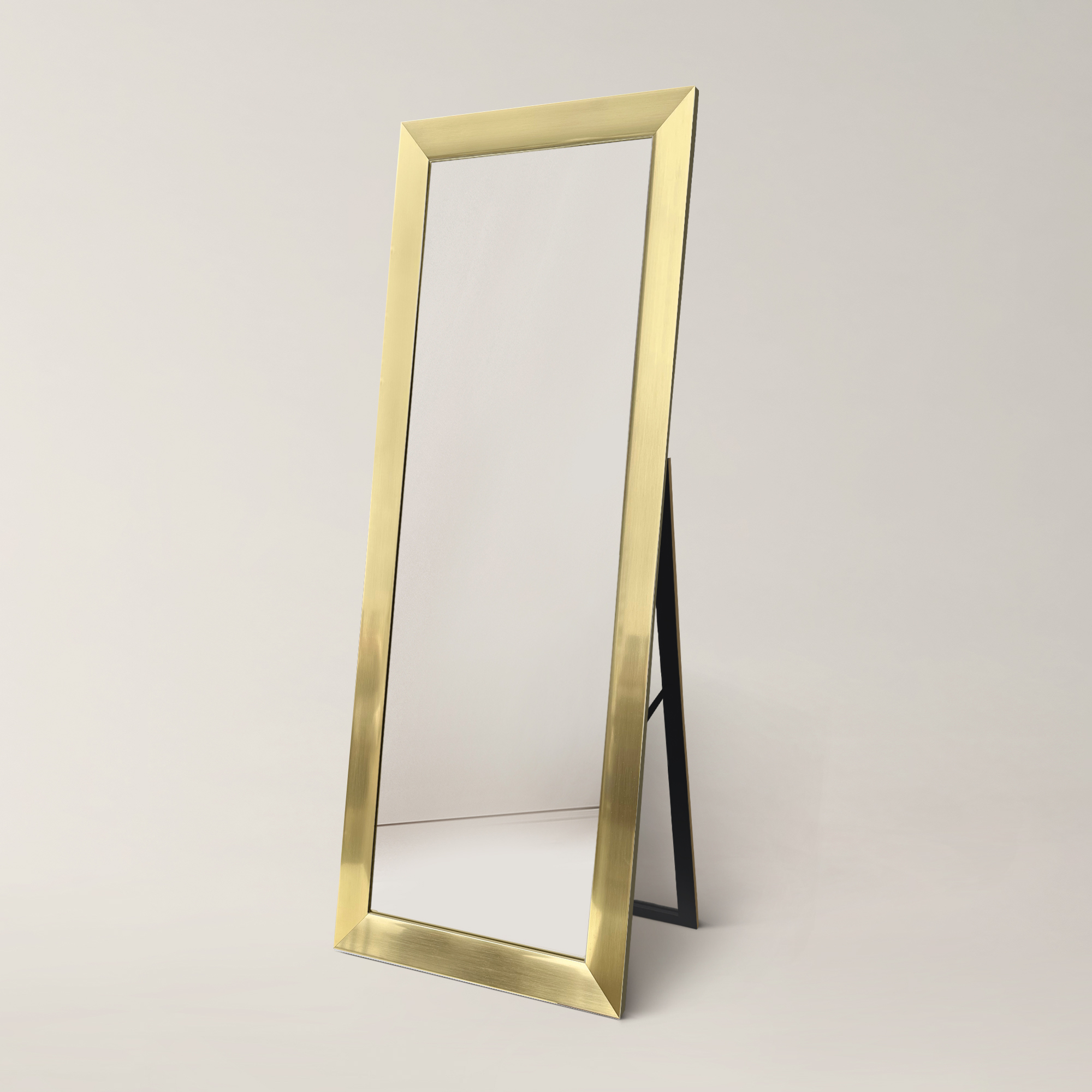 Ars Longa Milano zrkadlo 64.6x174.6 cm odĺžnikový zlatá LS-MILANO50160-ZS