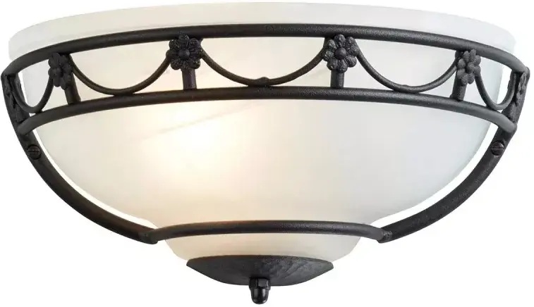 Elstead Lighting Carisbrooke nástenná lampa 1x60 W čierna CB-WU-BLACK