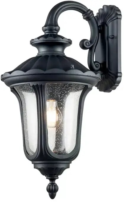 Elstead Lighting Chicago vonkajšie nástenné svietidlo 1x60 W čierna CC2-M-BK