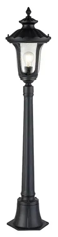 Elstead Lighting Chicago vonkajšia stojaca lampa 1x60 W čierna CC4-S-BK