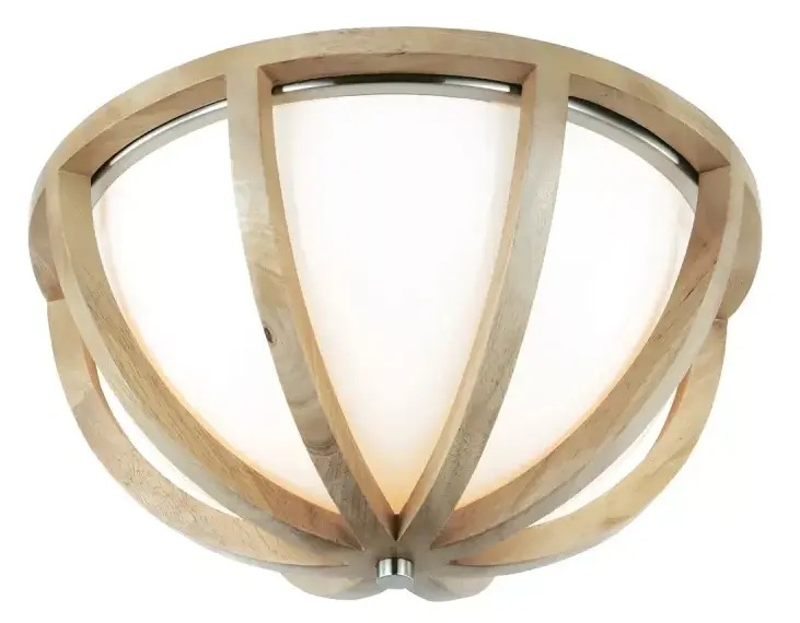 Elstead Lighting Allier stropné svietidlo 2x60 W drevená FE-ALLIER-F-LW