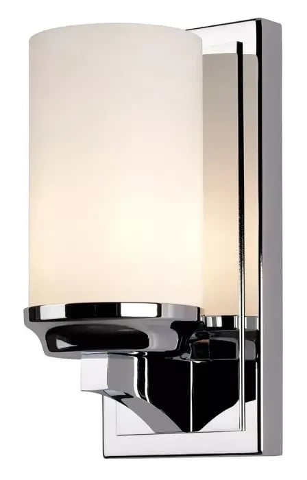 Elstead Lighting Amalia nástenná lampa 1x3 W chrómová FE-AMALIA1-SBATH