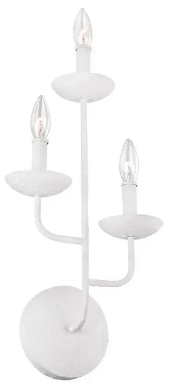 Elstead Lighting Annie nástenná lampa 3x40 W biela FE-ANNIE3-PSW
