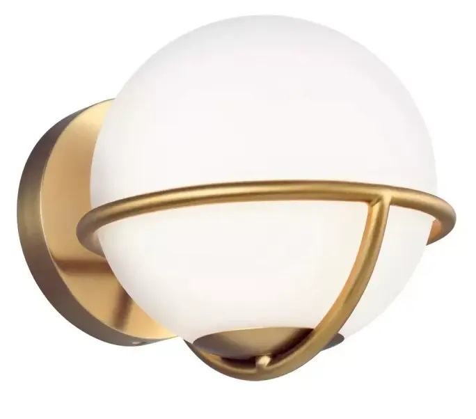 Elstead Lighting Apollo nástenná lampa 1x3 W mosadzná FE-APOLLO1-BB