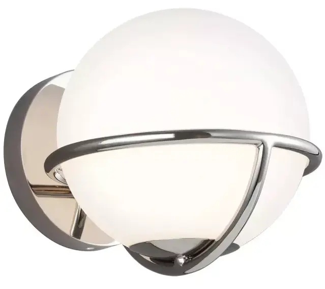 Elstead Lighting Apollo nástenná lampa 1x3 W niklová FE-APOLLO1-PN