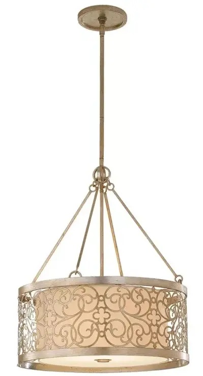 Elstead Lighting Arabesque závesné svietidlo 4x60 W patinová FE-ARABESQUE4