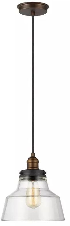 Elstead Lighting Baskin závesné svietidlo 1x60 W mosadzná FE-BASKIN-P-A-BR