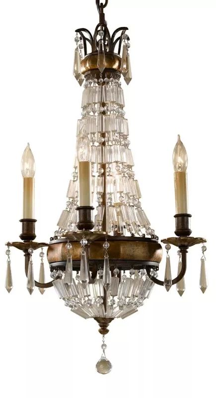 Elstead Lighting Bellini závesné svietidlo 4x60 W hnedá FE-BELLINI4