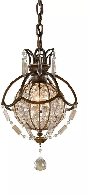 Elstead Lighting Bellini závesné svietidlo 1x60 W hnedá FE-BELLINI-P