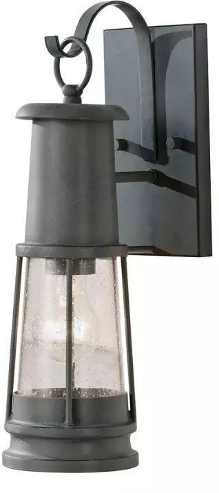 Elstead Lighting Chelsea Harbor vonkajšie nástenné svietidlo 1x60 W sivá FE-CHELSEAHBR2