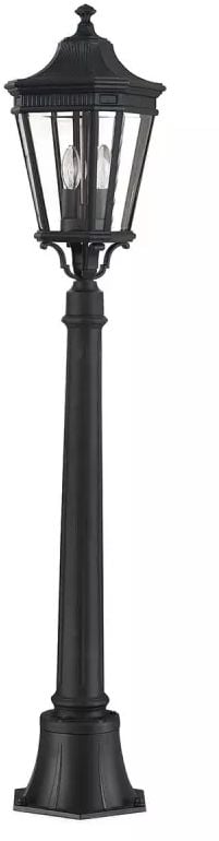 Elstead Lighting Cotswold Lane vonkajšia stojaca lampa 2x60 W čierna FE-COTSLN4-M-BK