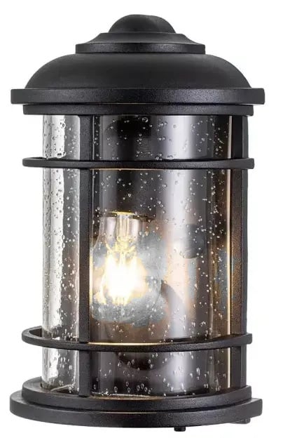 Elstead Lighting Lighthouse vonkajšie nástenné svietidlo 1x60 W čierna FE-LIGHTHOUSE-7-BLK
