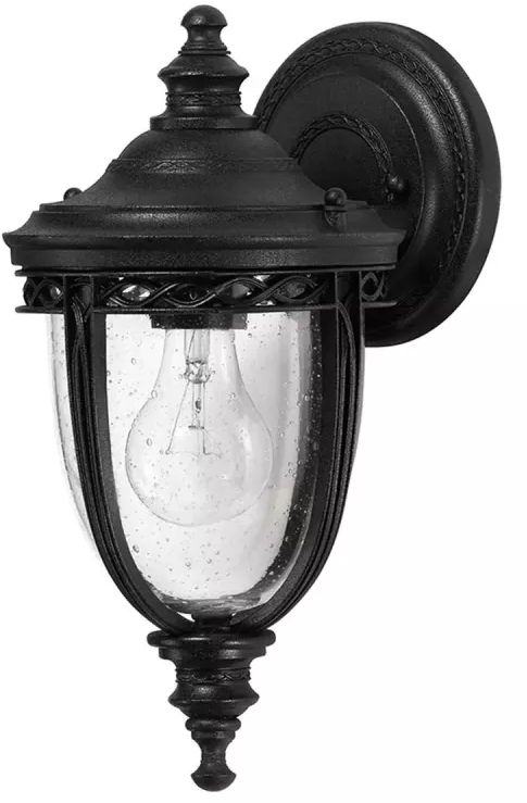 Elstead Lighting English Bridle vonkajšie nástenné svietidlo 1x60 W čierna FE-EB2-S-BLK