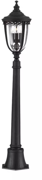 Elstead Lighting English Bridle vonkajšia stojaca lampa 3x60 W čierna FE-EB4-M-BLK