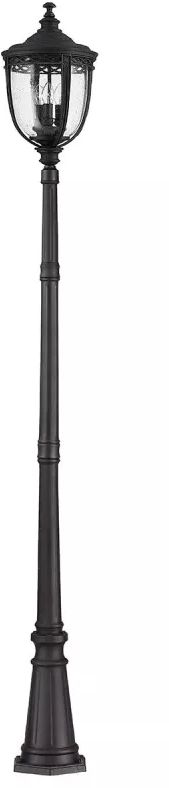 Elstead Lighting English Bridle vonkajšia stolová lampa 3x60 W čierna FE-EB5-L-BLK