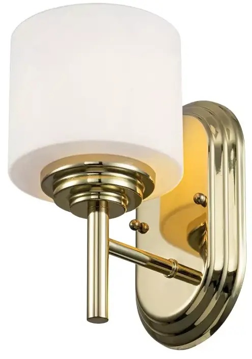 Elstead Lighting Malibu nástenná lampa 1x3 W mosadzná FE-MALIBU1-BATH-PB