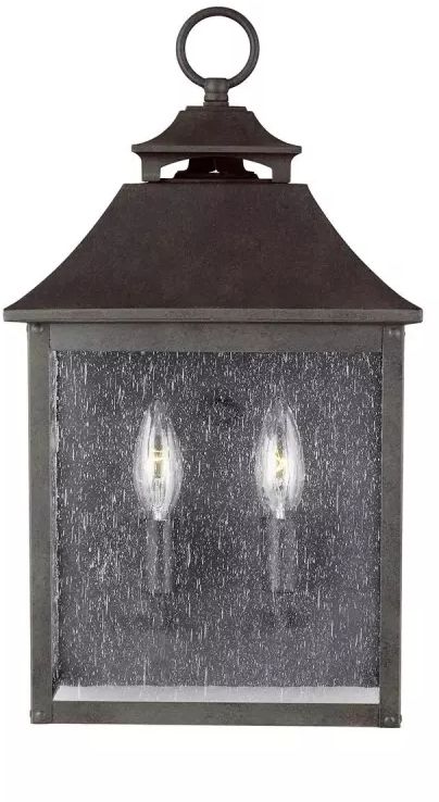 Elstead Lighting Galena vonkajšie nástenné svietidlo 2x40 W hnedá FE-GALENA7-SBL