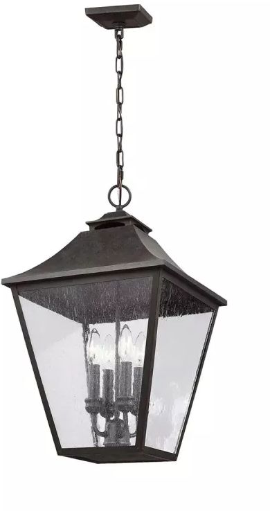 Elstead Lighting Galena vonkajšie závesné svietidlo 4x40 W hnedá FE-GALENA8-XL-SBL