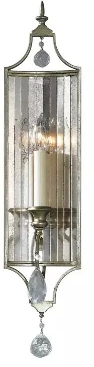 Elstead Lighting Gianna nástenná lampa 1x40 W strieborná FE-GIANNA1