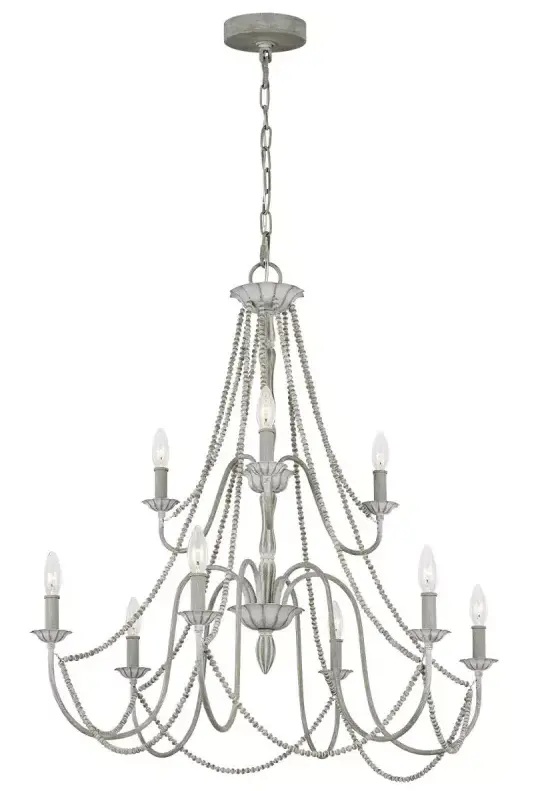 Elstead Lighting Maryville závesné svietidlo x60 W sivá/popolnato sivá FE-MARYVILLE9