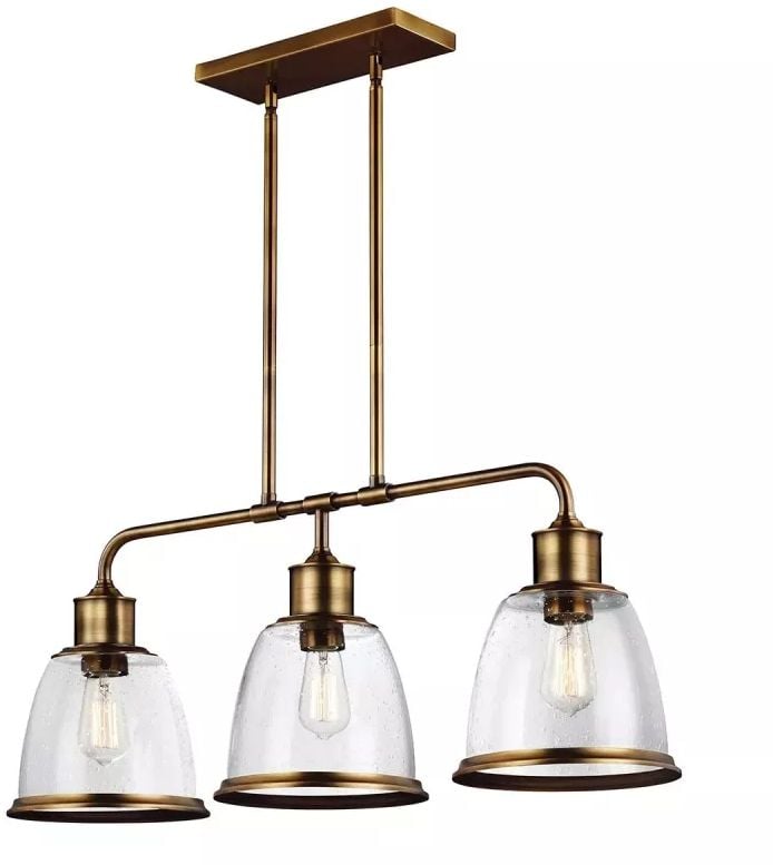 Elstead Lighting Hobson stropné svietidlo 3x40 W mosadzná FE-HOBSON-3P-AB