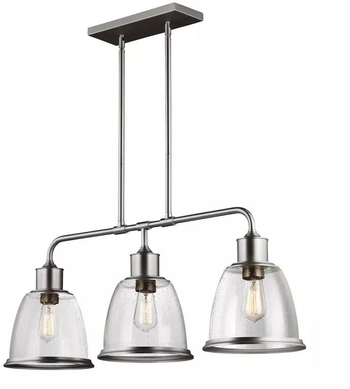 Elstead Lighting Hobson stropné svietidlo 3x60 W niklová FE-HOBSON-3P-SN