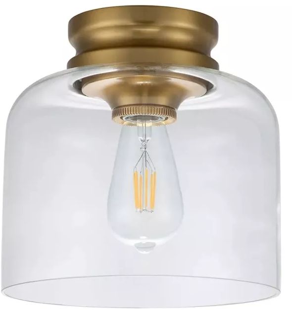 Elstead Lighting Hounslow stropné svietidlo 1x60 W mosadzná FE-HOUNSLOW-F-BB