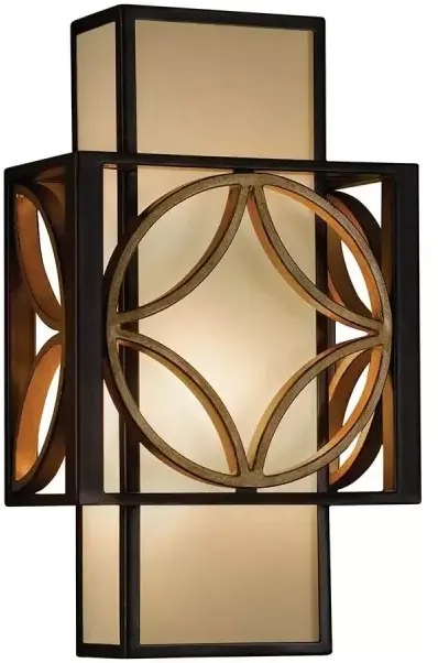 Elstead Lighting Remy nástenná lampa 1x40 W zlatá-hnedá FE-REMY1
