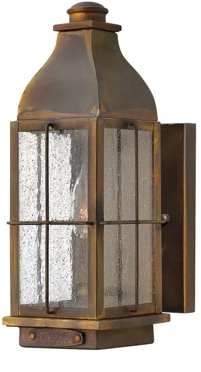 Elstead Lighting Bingham vonkajšie nástenné svietidlo 1x60 W hnedá HK-BINGHAM-S