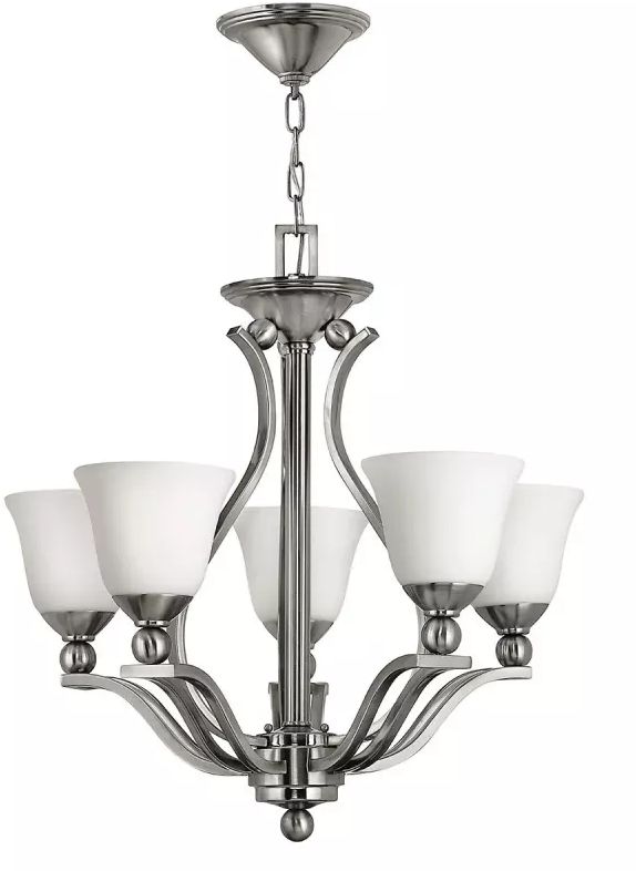Elstead Lighting Bolla závesné svietidlo 5x60 W niklová HK-BOLLA5