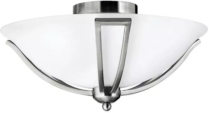 Elstead Lighting Bolla stropné svietidlo 2x60 W niklová HK-BOLLA-F