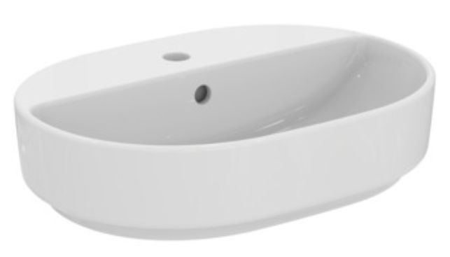 Ideal Standard i.Life O umývadlo 55x40 cm oválny pultové umývadlo biela T573401