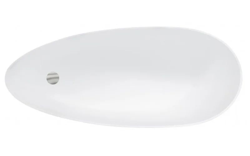 Besco Keya voľne stojaca vaňa 165x71 cm oválne biela #WMD-165-KKW