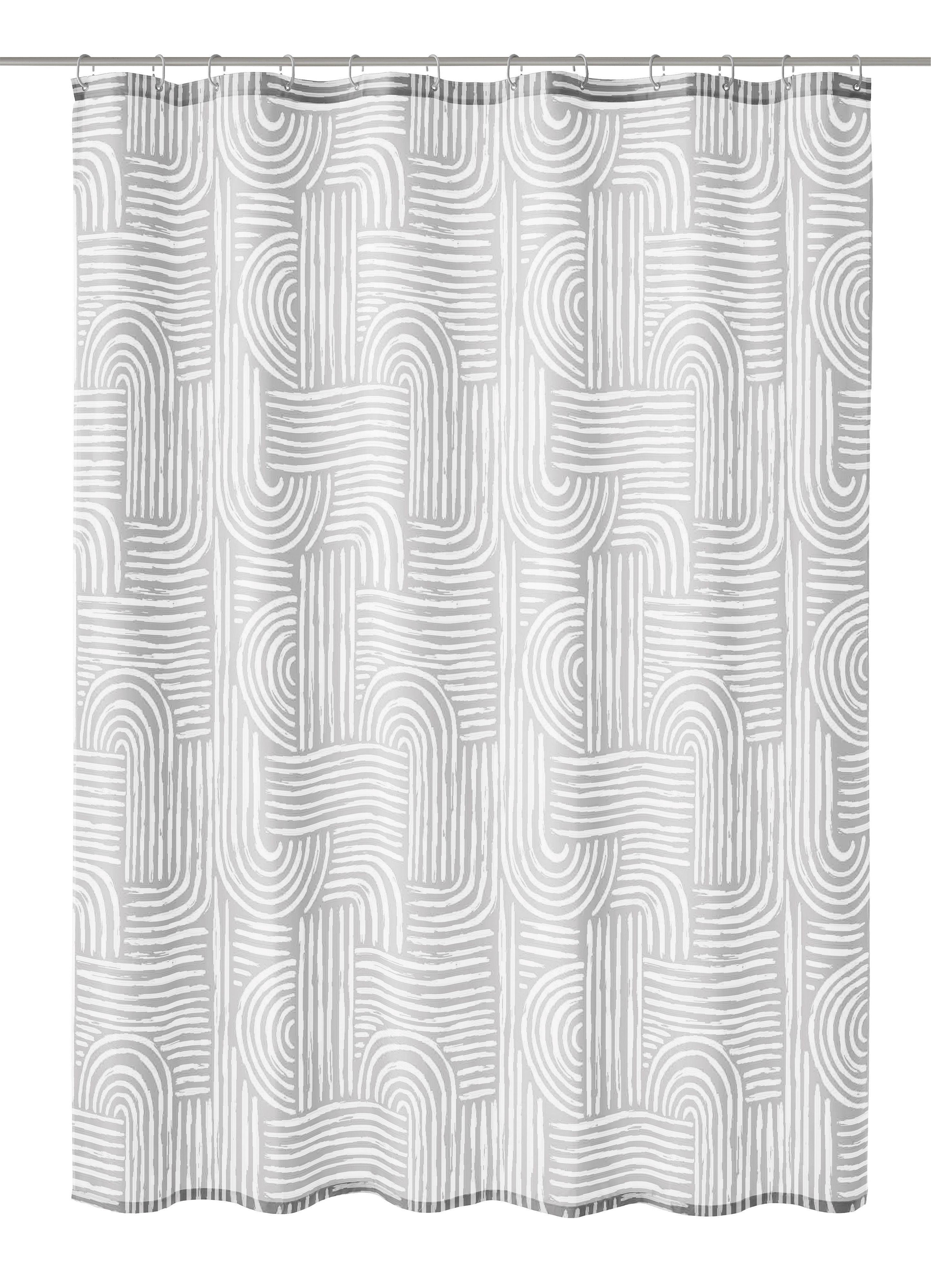 Kleine Wolke Linja sprchový záves 200x180 cm sivá 7848913305