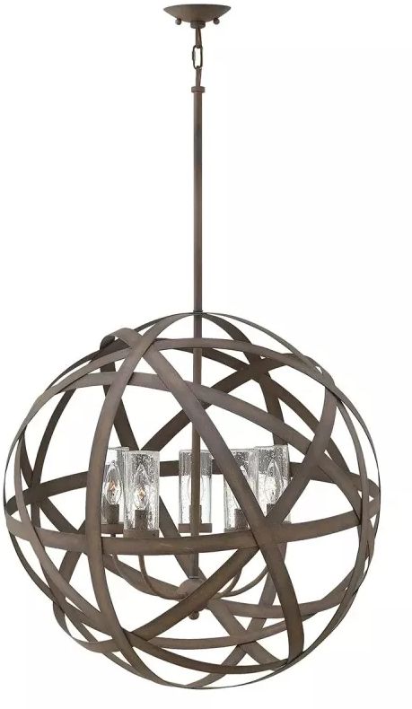 Elstead Lighting Carson vonkajšie závesné svietidlo 5x40 W železná HK-CARSON-5P