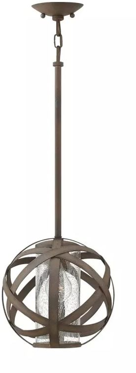 Elstead Lighting Carson závesné svietidlo 1x40 W železná HK-CARSON-P