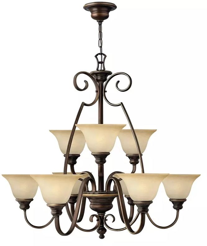 Elstead Lighting Cello závesné svietidlo x60 W hnedá HK-CELLO9