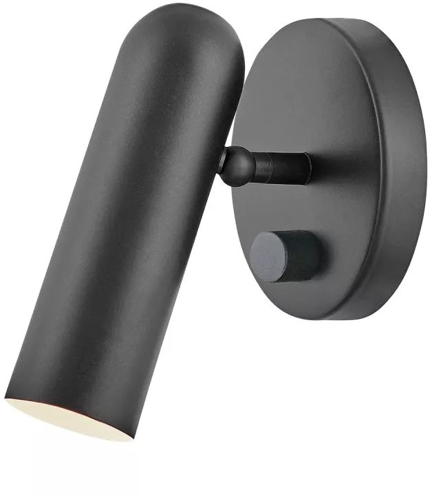 Elstead Lighting Dax nástenná lampa 1x8 W čierna HK-DAX1-BK