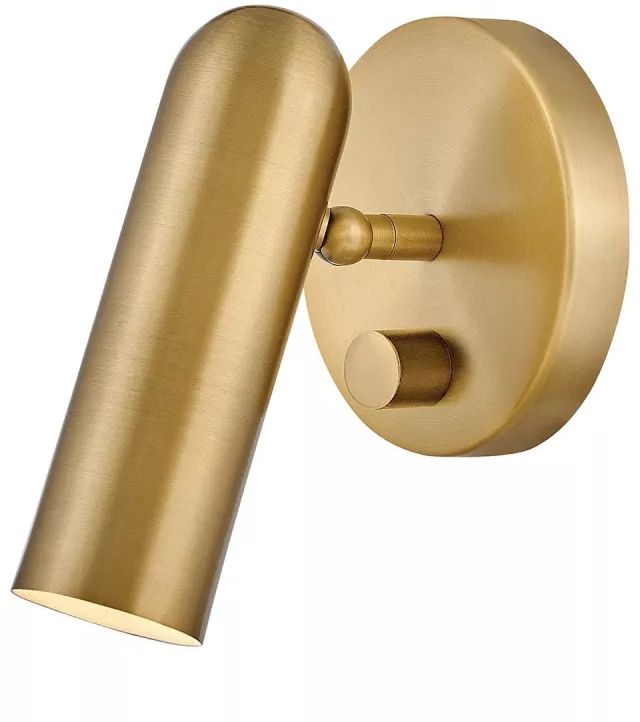 Elstead Lighting Dax nástenná lampa 1x8 W mosadzná HK-DAX1-HB