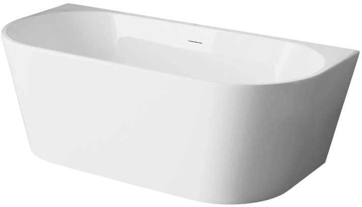 Invena Astri nástenná vaňa 170x80 cm obdĺžnikové biela AN-03-17U