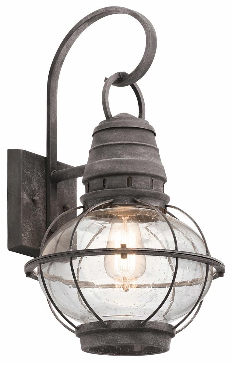 Elstead Lighting Bridge Point vonkajšie nástenné svietidlo 1x60 W sivá KL-BRIDGEPOINT-L