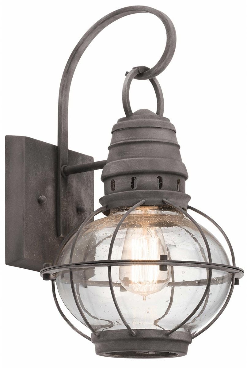 Elstead Lighting Bridge Point vonkajšie nástenné svietidlo 1x60 W sivá KL-BRIDGEPOINT-M