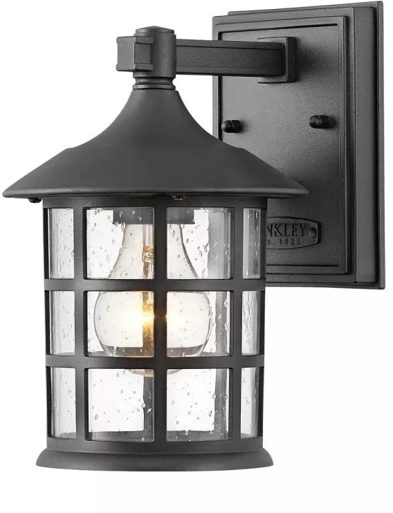Elstead Lighting Freeport vonkajšie nástenné svietidlo 1x40 W čierna HK-FREEPORT2-S-TBK
