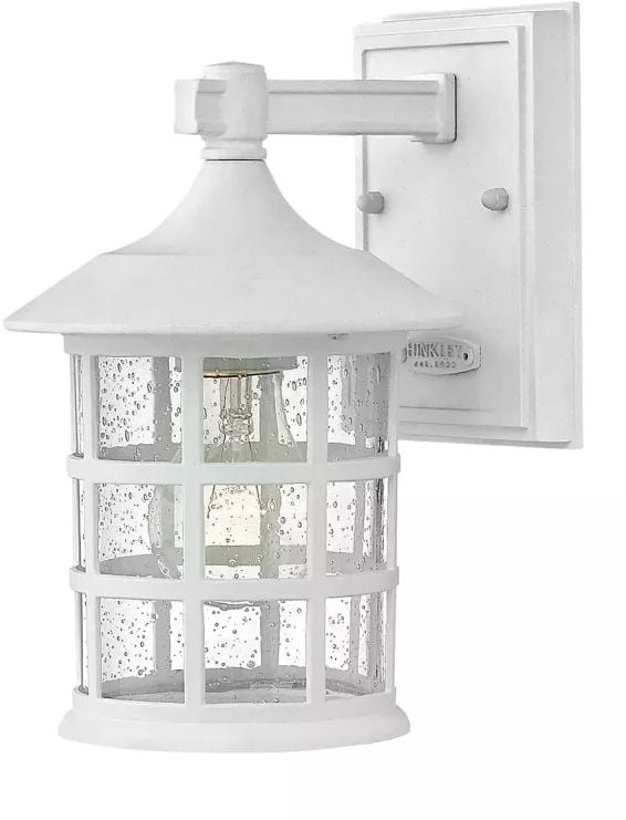 Elstead Lighting Freeport vonkajšie nástenné svietidlo 1x40 W biela HK-FREEPORT2-S-TWH