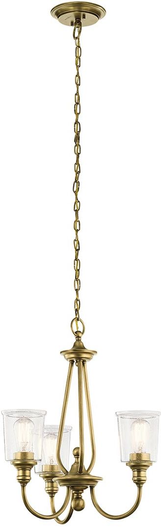 Elstead Lighting Waverly závesné svietidlo 3x60 W mosadzná KL-WAVERLY3-NBR