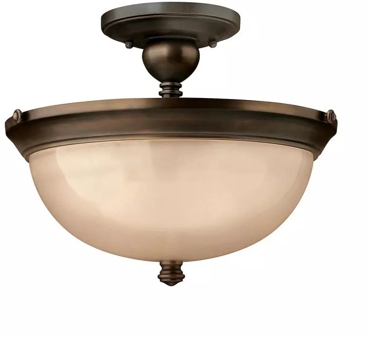 Elstead Lighting Mayflower stropné svietidlo 3x60 W hnedá HK-MAYFLOWER-SF