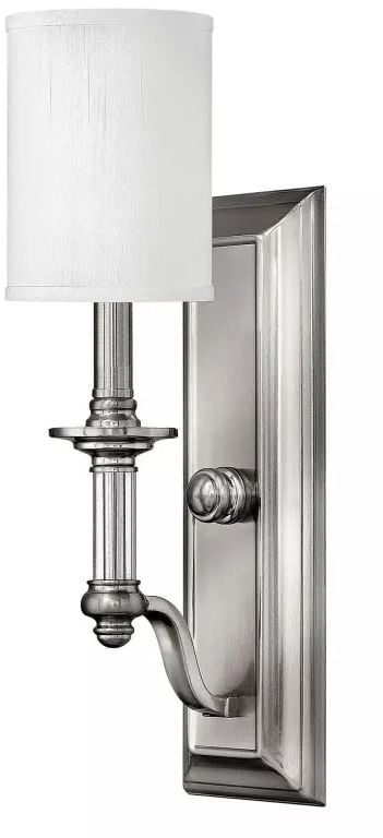 Elstead Lighting Sussex nástenná lampa 1x40 W niklová HK-SUSSEX1